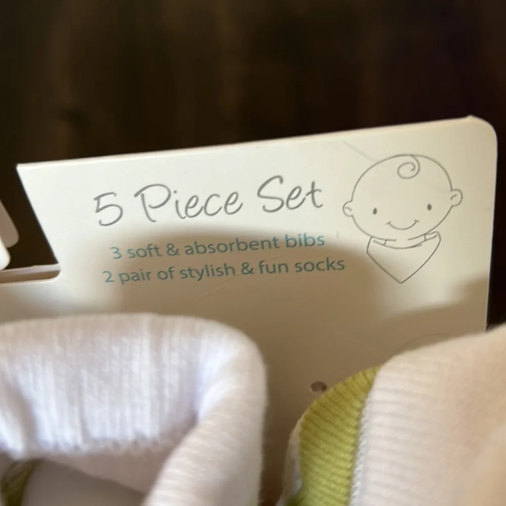 Easter Baby Bibs & Socks